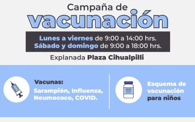 Continúa campaña de vacunación en Tonalá; brigadas visitan colonias y mantienen punto fijo