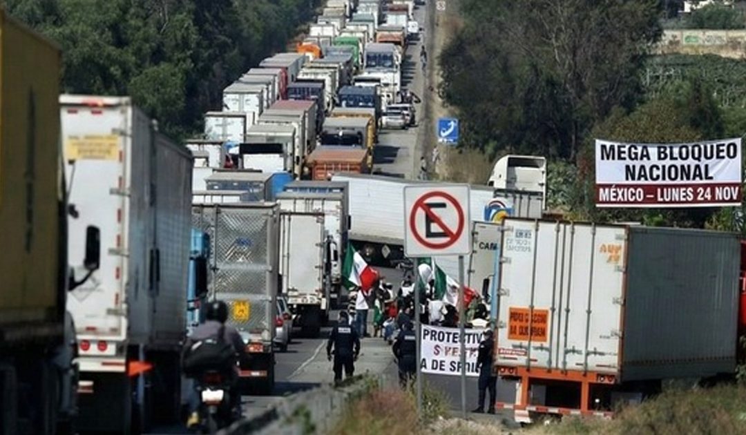 Transportistas anuncian paro nacional el 6 de abril; prevén bloqueos en carreteras clave del país